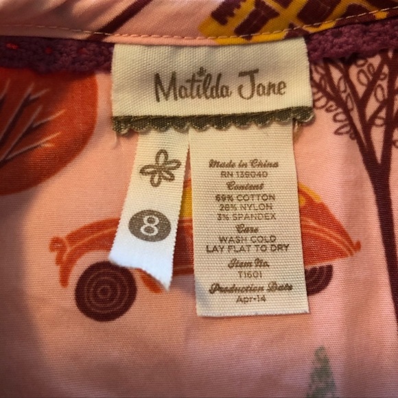 *RELISTED* Matilda Jane Paris Inspired Babydoll Top Size 8 - Picture 4 of 7